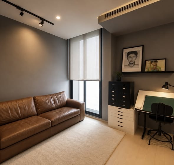 living room and room interior of Noble Ploenchit