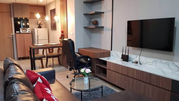 living room and room interior of Noble Remix