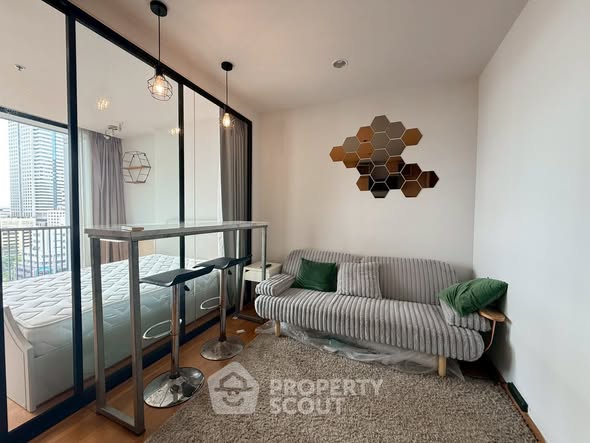 bedroom and living room of Noble Revo Silom