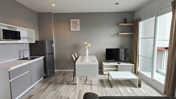 living room of North 4 Condo นอร์ท 4 คอนโด