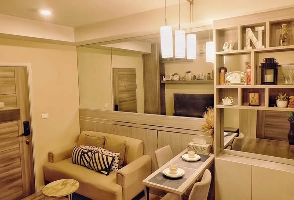 living room and room interior of Notting Hill Sukhumvit 105
