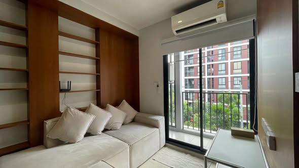 bedroom and room interior of Nue Cross Khu Khot Station (นิว ครอส คูคต สเตชัน)