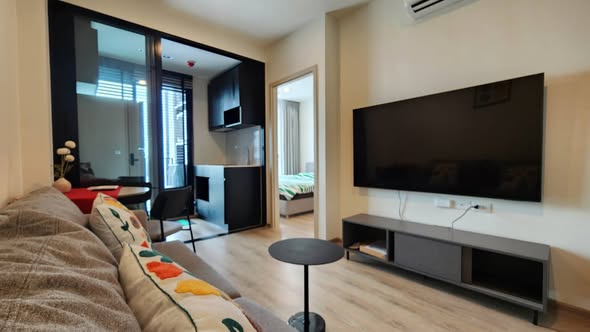 living room and bedroom of Nue District R9