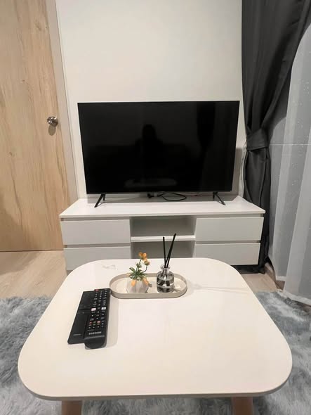 living room and room interior of NUE Noble Srinakarin Lasalle นิว โนเบิล ศรีนครินทร์ – ลาซาล