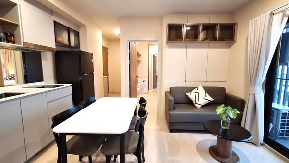living room of Nue Riverest Ratburana นิว ริเวอร์เรสต์ ราษฎร์บูรณะ