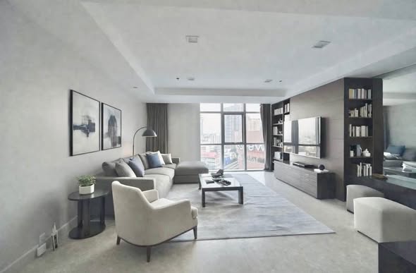living room of Nusasiri Grand Condo