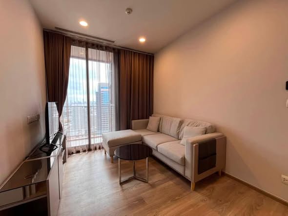 bedroom and living room of Oka Haus