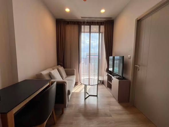 bedroom and living room of Oka Haus