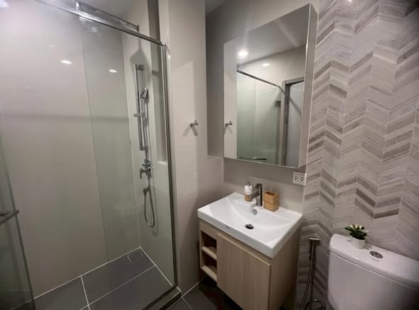 room interior and bathroom of Oka Haus