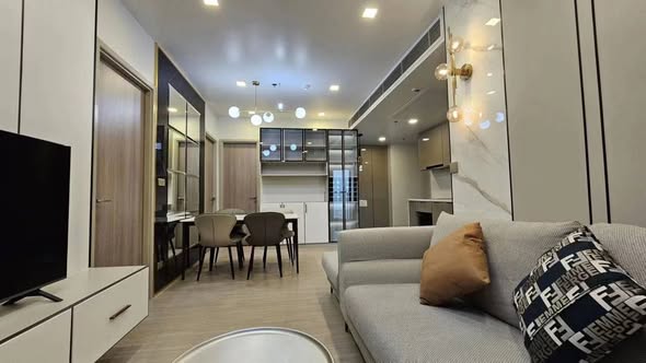 living room of One9Five Asoke – Rama 9