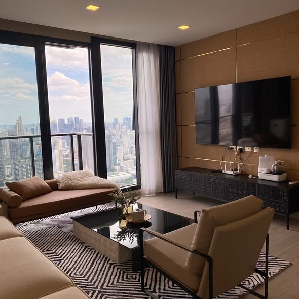 living room of One9Five Asoke – Rama 9