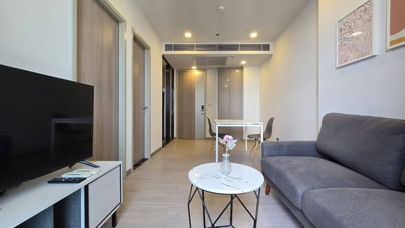 living room of One9Five Asoke – Rama 9