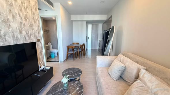 living room of One9Five Asoke – Rama 9