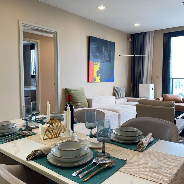 living room of One9Five Asoke – Rama 9