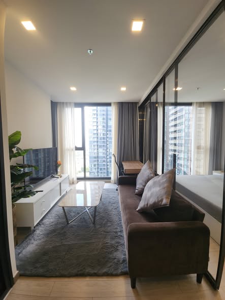 living room and bedroom and room interior of One9Five Asoke – Rama 9