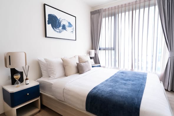 bedroom of Origin Place Bangna