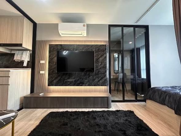 living room and bedroom and room interior of Origin Play Sri Udom Station (Sales gallery) – ออริจิ้น เพลย์ ศรีอุดม สเตชั่น (สำนักงานขาย)