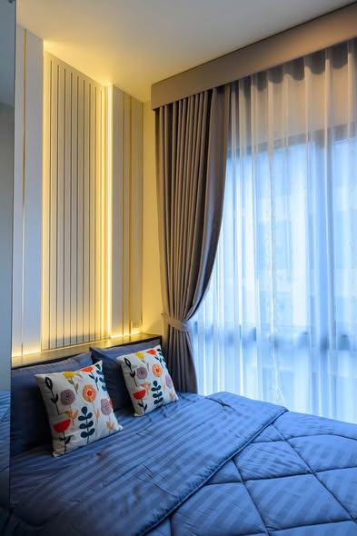 bedroom of Origin Plug & Play Ramintra : ออริจิ้น ปลั๊ก แอนด์ เพลย์ รามอินทรา
