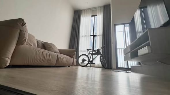 living room of Origin Plug & Play Sirindhorn Station