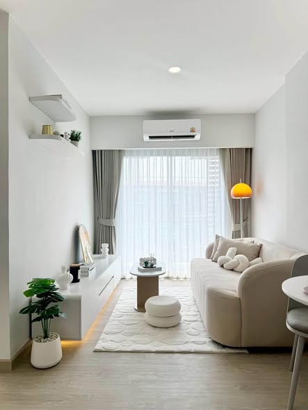 living room and bedroom of Origins Bangmod-Rama2