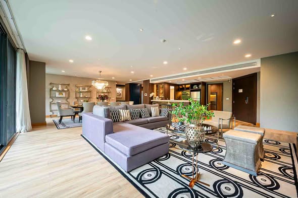 living room of Park Court Sukhumvit 77