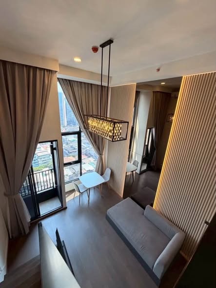 bedroom and living room of Park Origin Chula-Sam Yan