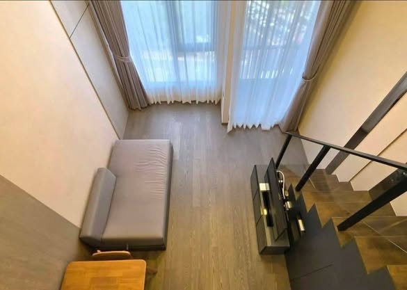 living room of Park Origin Chula-Sam Yan