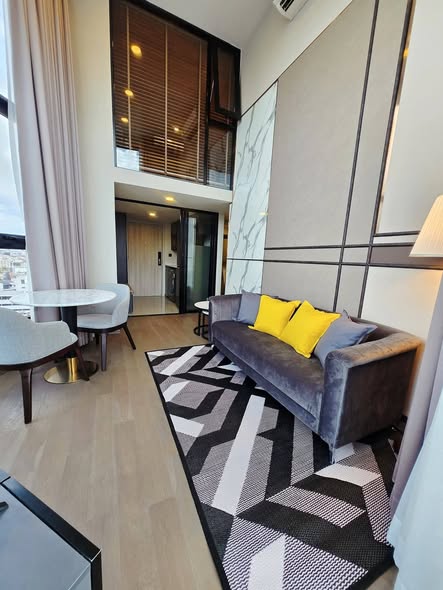 living room of Park Origin Chula-Sam Yan