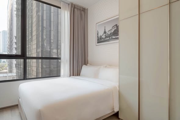 bedroom of Park​ Origin​ Phaya Thai