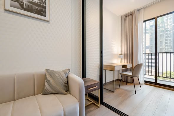 living room of Park​ Origin​ Phaya Thai