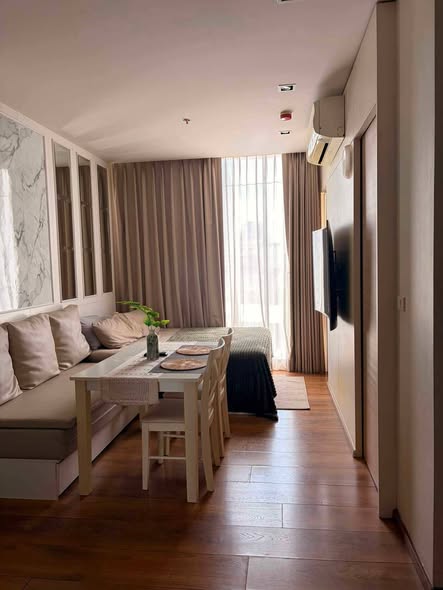 bedroom and living room and room interior of Park Origin Phrom Phong
