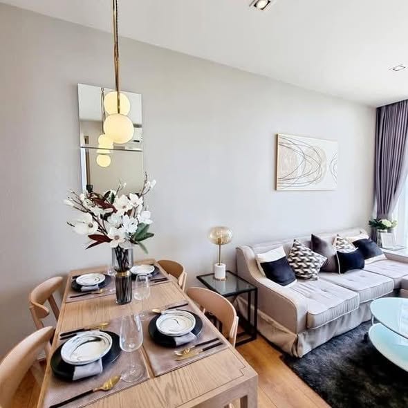 living room of Park Origin Phrom Phong
