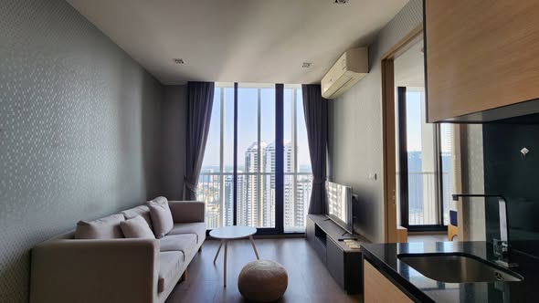 living room of Park Origin Phrom Phong