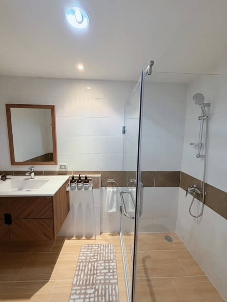 room interior and bathroom of Park Origin Phrom Phong