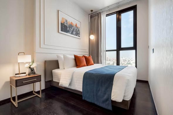 bedroom of Park​ Origin​ Thonglor