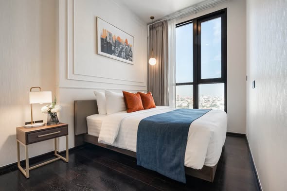 bedroom of Park​ Origin​ Thonglor