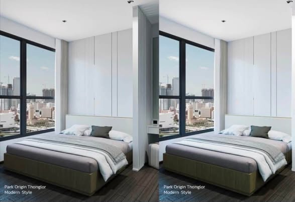 bedroom of Park​ Origin​ Thonglor