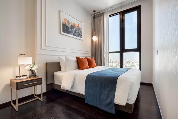 bedroom of Park​ Origin​ Thonglor