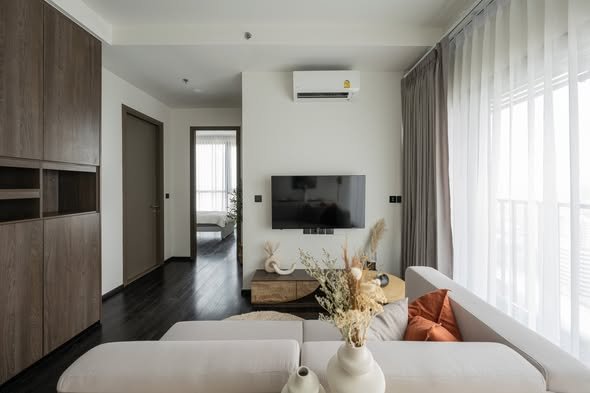 bedroom and living room and room interior of Park​ Origin​ Thonglor