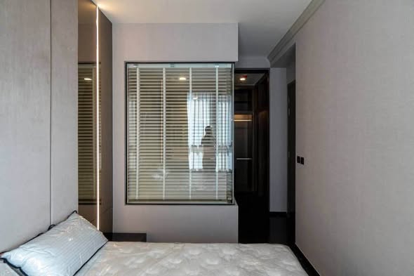 bedroom and room interior of Park​ Origin​ Thonglor