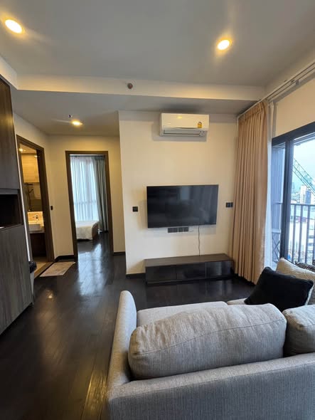 living room and bedroom of Park​ Origin​ Thonglor