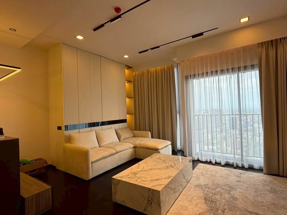 living room and bedroom and room interior of Park​ Origin​ Thonglor