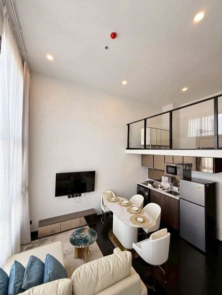 living room and bedroom and room interior of Park​ Origin​ Thonglor