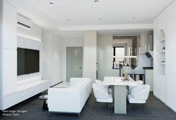 living room and room interior of Park​ Origin​ Thonglor