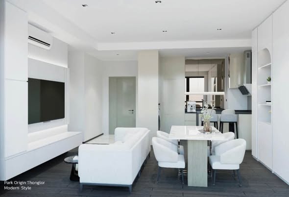 living room and room interior of Park​ Origin​ Thonglor