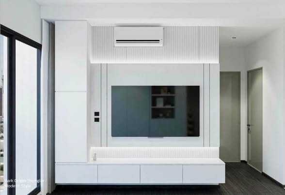 living room and room interior and kitchen of Park​ Origin​ Thonglor