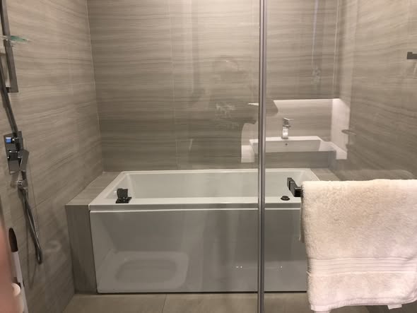 room interior and bathroom of Park​ Origin​ Thonglor