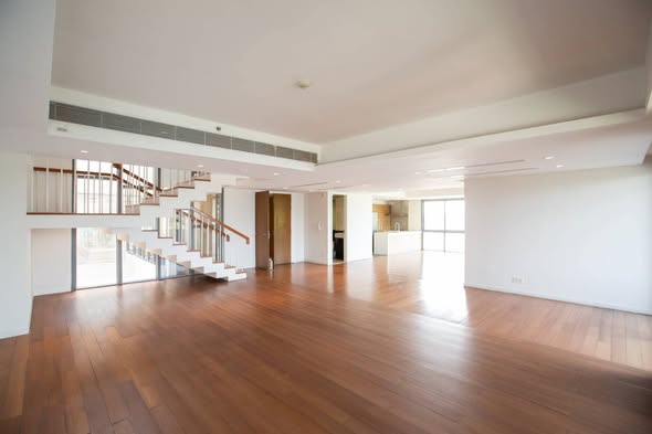 living room and room interior of Penthouse Condominium 3