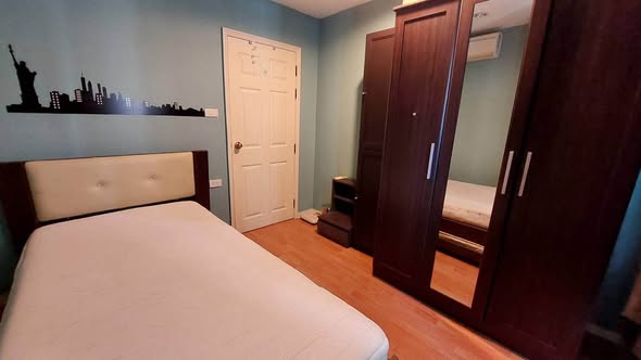 bedroom of Phahon-Sutthisan Lumpini Ville