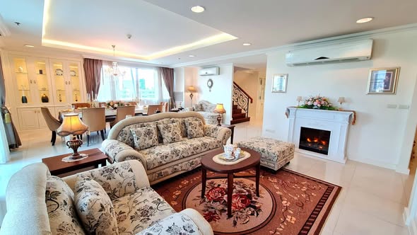 living room of Piyathip Place Serviced Apartment
